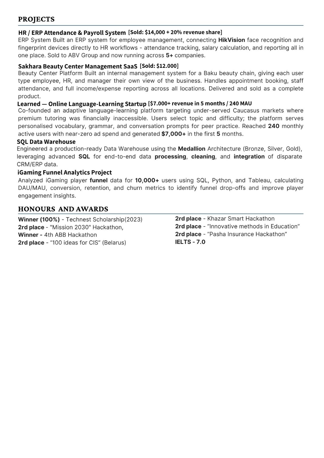 Aykhan Alakbarov CV Page 2